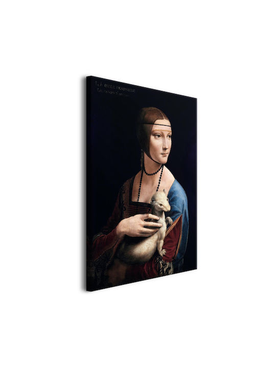 Lady An Ermine Leonardo Da Vinci Nachbildung Kunstbilder Wohnzimmer