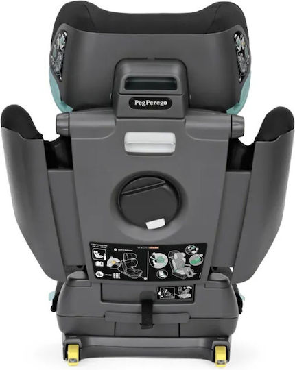 Peg Perego Viaggio Flex Καθισματάκι Αυτοκινήτου High-back Booster i-Size με Isofix Crystal Black 15-36 kg