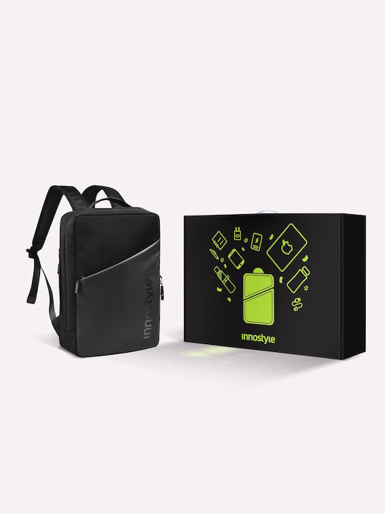 Innostyle Αδιάβροχη Τσάντα Πλάτης για Laptop 15.6" σε Μαύρο χρώμα P31BLK-VM