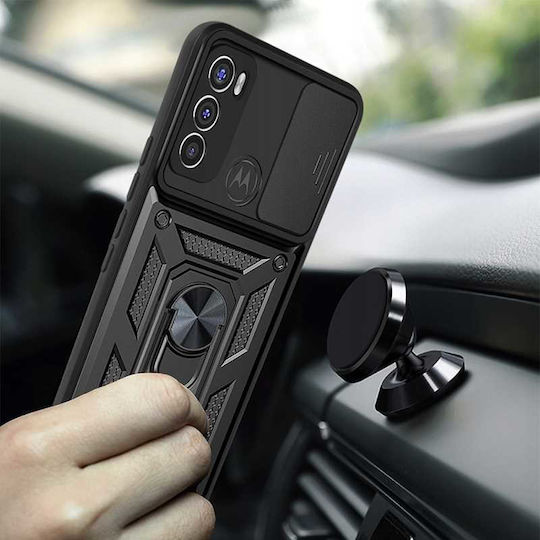 Spacecase Back Cover Black (Moto G60)