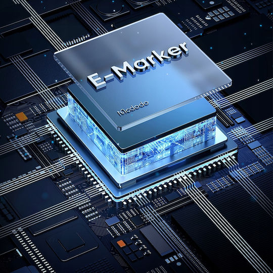 Mcdodo USB 2.0 Kabel USB-C männlich - USB-C / Magsafe 3 240W Power Delivery (PD) Schwarz 2m CA-0140