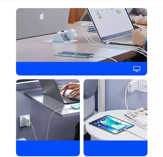 Orico USB 2.0 Cable USB-C Male - USB-C 100W PD White 1m
