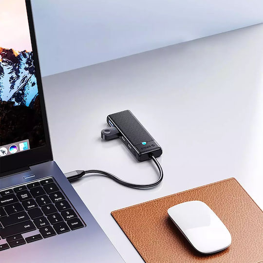 Orico USB-Hub 4 Anschlüsse USB 3.0 mit USB-C Anschluss