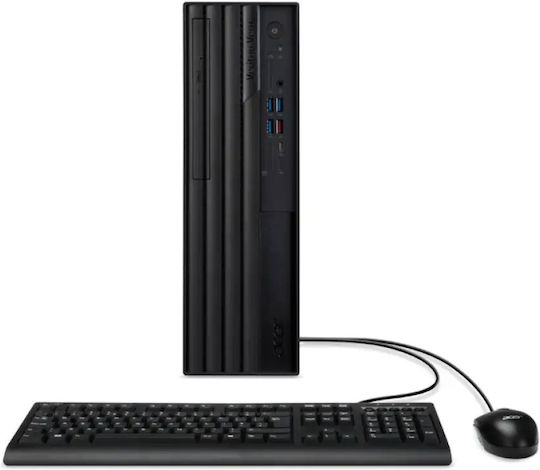 Acer Veriton VX4720GT Настолен Компютър (i5-14400/16GB DDR5/512GB SSD/Без Операционна Система)