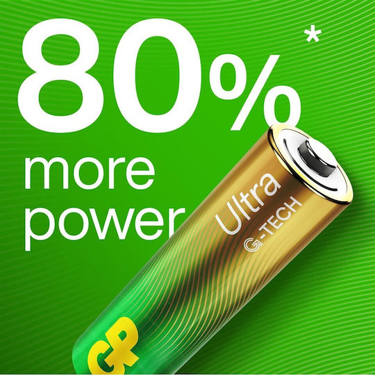 GP Batteries Ultra Αλκαλικές Μπαταρίες AAA 1.5V 24τμχ