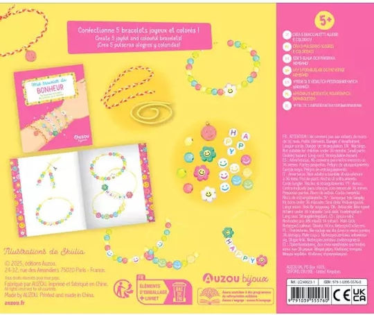 Auzou Κοσμήματα My Happiness Bracelets για Παιδιά 6+ Ετών