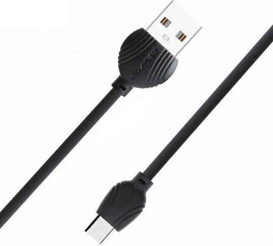 Awei CL-61T Regular USB 2.0 to micro USB Cable Μαύρο 2m (CL-61T) 1τμχ