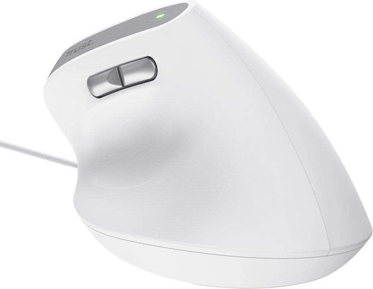 Trust Bayo II Wired Ergonomic Mouse White