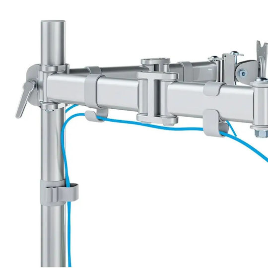Neomounts Halterung Auf dem Schreibtisch für 2 Monitore bis 27" (NM-D135DSILVER)