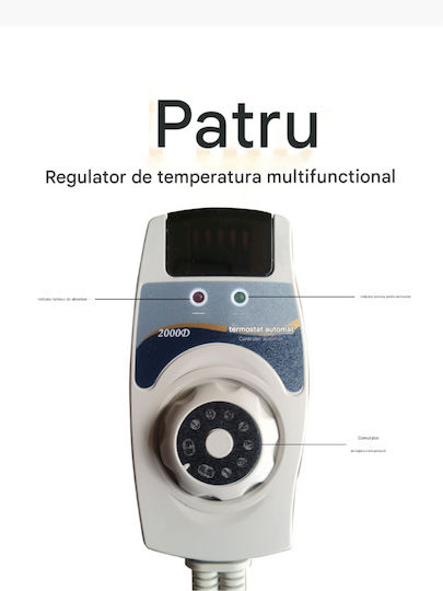 Scaun de masaj pentru spate & corp cu căldură infraroșie Negru