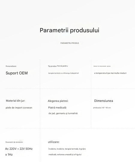 Scaun de masaj pentru spate & corp cu căldură infraroșie Negru