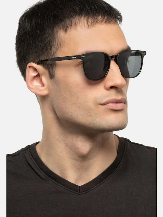Smooder Unisex Sonnenbrille mit Grün Kunststoff Gestell und Gray Linse RSS05