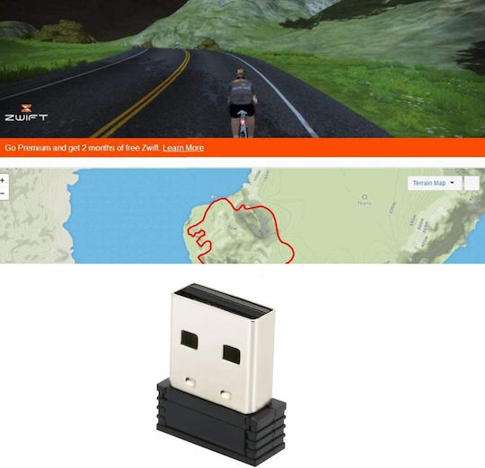 Bluetooth 4.0 Usb Dongle Ant+ Compatibil Seria Garmin Zwift Primește Date De La Dispozitive Fitness Din Apropiere