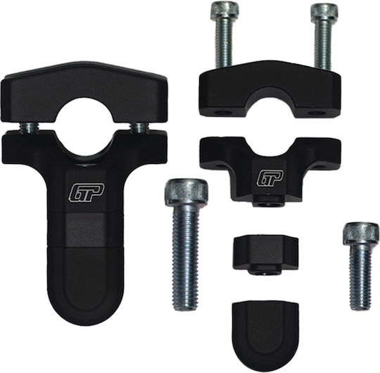 Gpk Ρυθμιζόμενοι Αποστάτες Τιμονιού Fatbar 28mm Ύψος 35-55mm Μαύροι