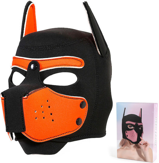 Kinksters BDSM Mask in Orange Color