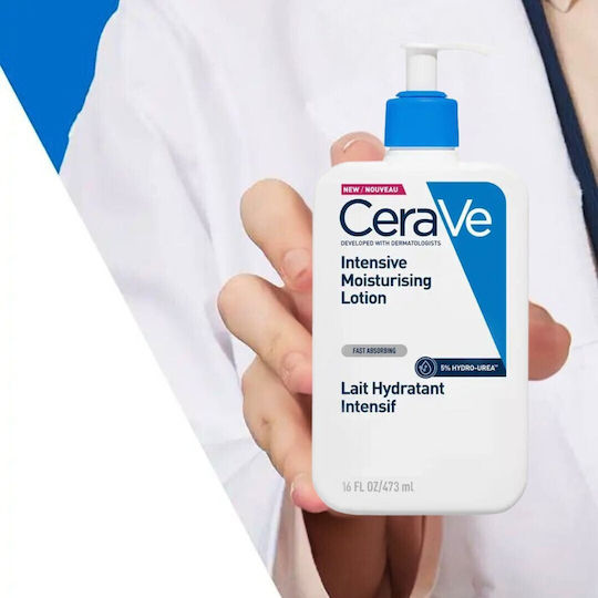 CeraVe Intensive Moisturising Moisturizing Lotion Body with Urea for Dry/Very Dry & Sensitive Skin 473ml
