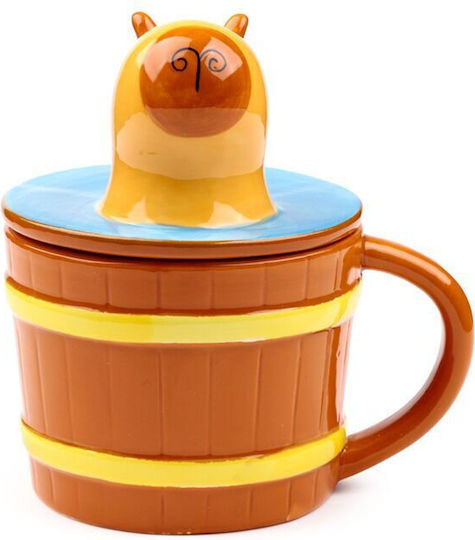 Puckator Keramiktasse Mit Deckel 300ml