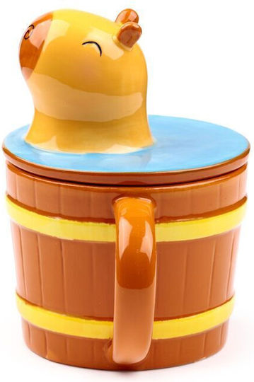 Puckator Keramiktasse Mit Deckel 300ml