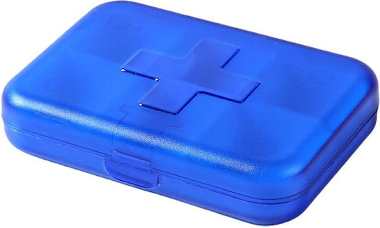 Square Organizer Medicines Vitamins Supplements Pufo Medicine 9 Cm Blue