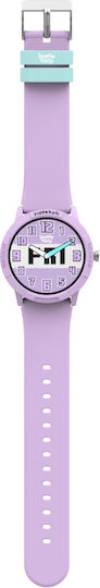 Kiddoboo Smartwatch O’Clock με Παλμογράφο (Μωβ)
