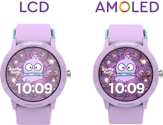 Kiddoboo Smartwatch O’Clock με Παλμογράφο (Μωβ)