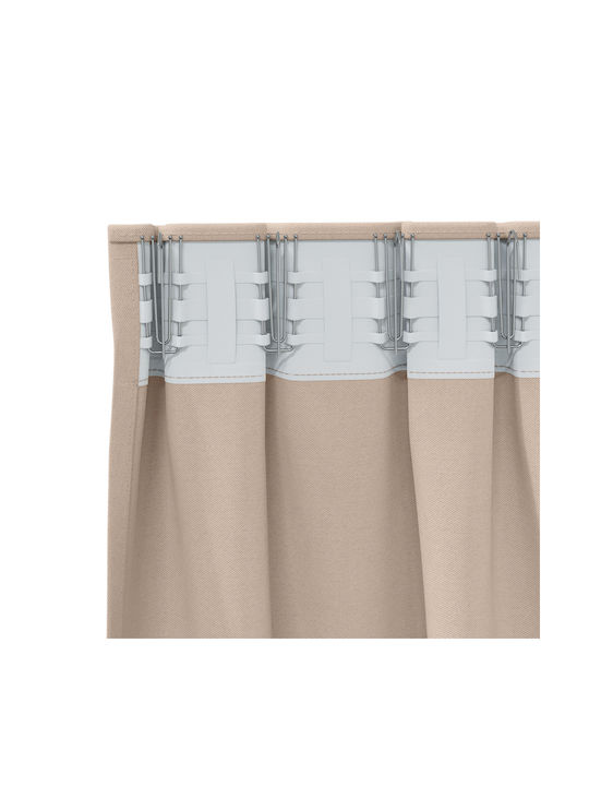 vidaXL vidaXL Vorhänge Fenster mit Tunnel Braune 140x260cm