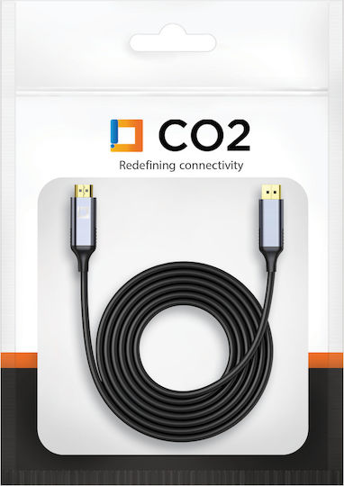 Cablu DisplayPort - HDMI de sex masculin 3m Gri (CO2-0160)