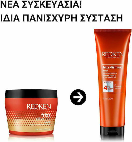 Redken Frizz Dismiss Mască De Păr Pentru Hidratare 250ml