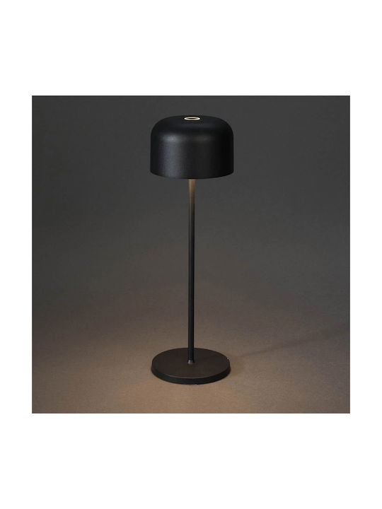 Konstsmide Lampa De Masă LED Pentru Exterior Cu Lumină Alb Cald IP54 Neagră