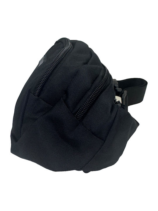 Herren Bum Bag Taille Schwarz