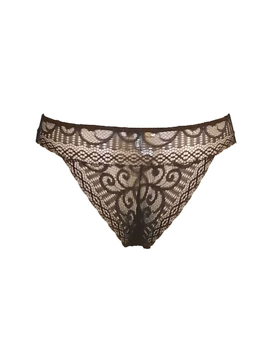 Γυναικεία Slip 3Pack με Δαντέλα Ροζ