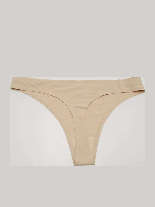 Femeie Șir de caractere fără cusături Beige