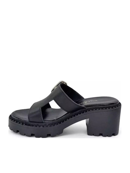 Leather Women's Sandals Black