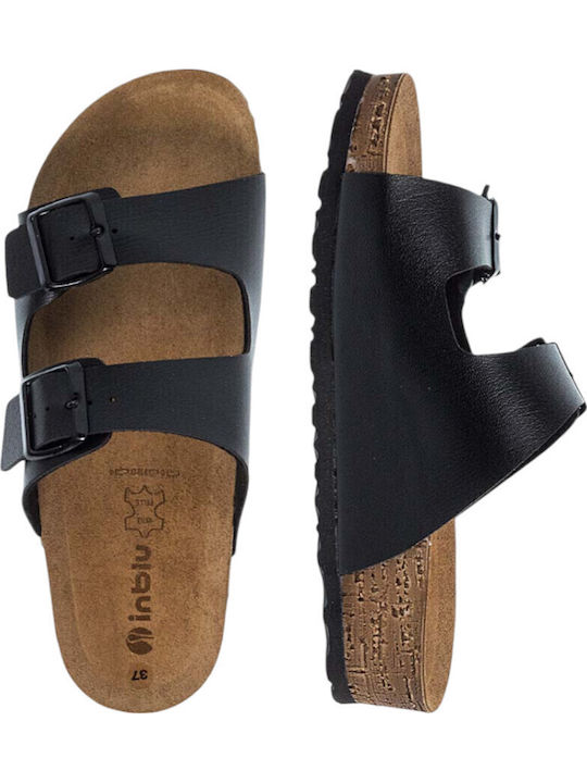 Women's Flat Sandals Anatomic in Black Color