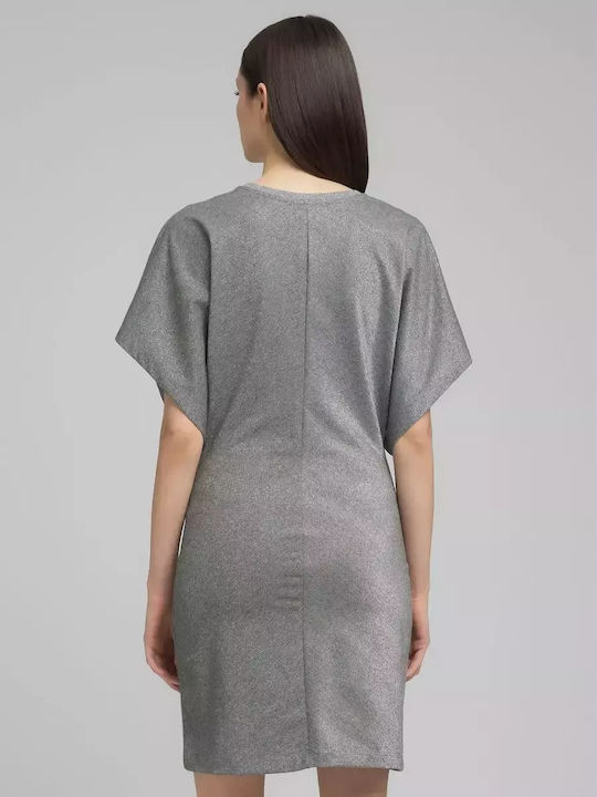 Summer Mini Evening Dress Silver