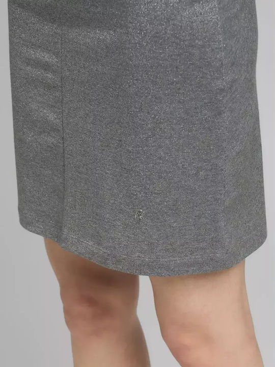 Summer Mini Evening Dress Silver
