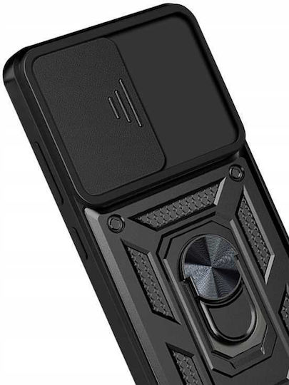 Spacecase Umschlag Rückseite Schwarz (Huawei Nova 9 SE)