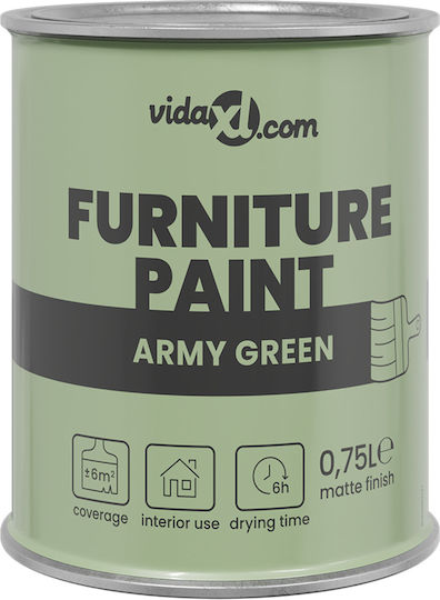 vidaXL Water 0.75lt Military Green