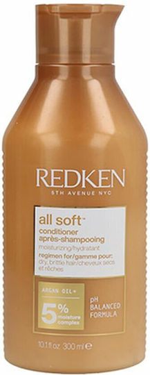 Redken All Soft Conditioner Ενυδάτωσης για Ξηρά Μαλλιά 300ml