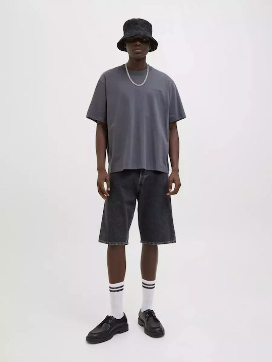 Men's Shorts Jeans Black Denim