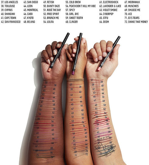 NYX Professional Makeup Suede Matte Молив За Устни Молив Хейлион