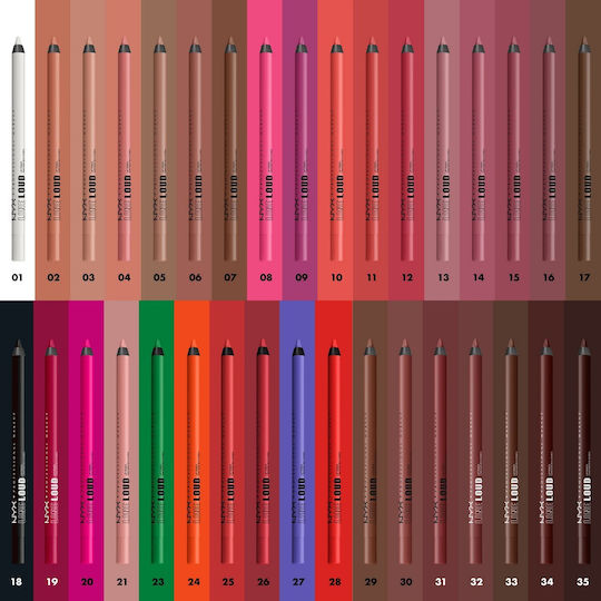NYX Professional Makeup Line Loud Μολύβι Χειλιών 33 Too Blessed