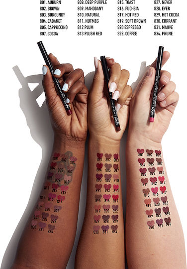 NYX Professional Makeup Slim Lip Pencil Μολύβι Χειλιών