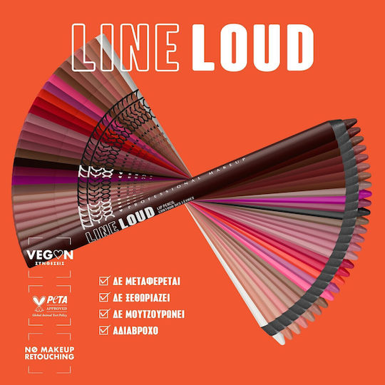NYX Professional Makeup Line Loud Pencil Μολύβι Χειλιών