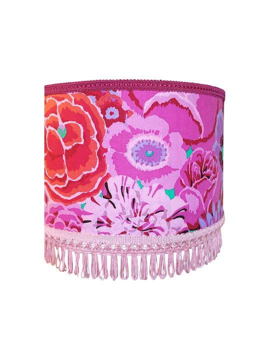 Oxygen Kids Single Ceiling Light E27 Pink 35x20cm