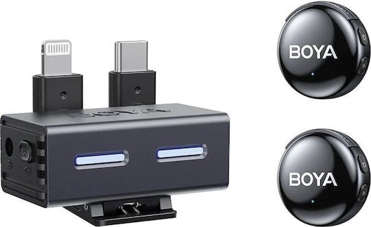 Boya BOYALINK 3 Type-C Mikrofon Πέτου, Clip On