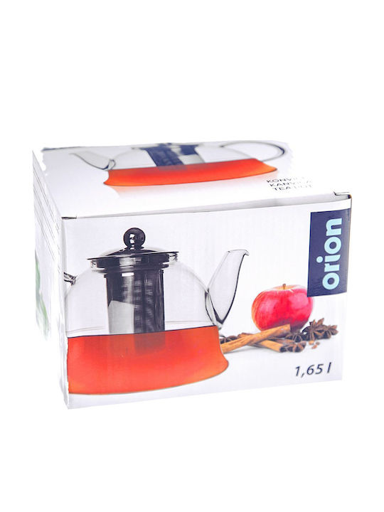 Orion Wasserkocher mit Filter Glas Transparent 1650ml