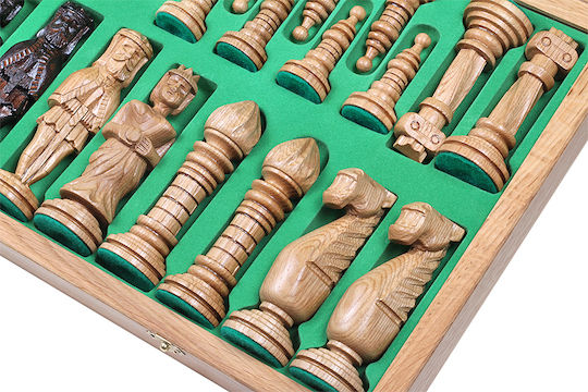 Schach aus Holz 65x65cm