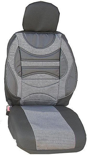 Upholstery Set Van Front Seats Lumbar Support Eco Leather Textile