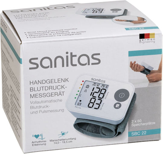 Sanitas Digital Blutdruckmessgerät Handgelenk SBC22
